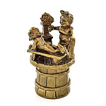 0033185 Бронза КОЛОКОЛЬЧИК "БАННЫЙ ДЕНЬ" 10*6см