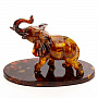 Скульптура из янтаря "Слон", фотография 3. Интернет-магазин ЛАВКА ПОДАРКОВ