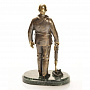 Бронзовая статуэтка "Рабочий-строитель", фотография 2. Интернет-магазин ЛАВКА ПОДАРКОВ