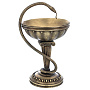 Бронзовая скульптура "Медицинская чаша", фотография 2. Интернет-магазин ЛАВКА ПОДАРКОВ