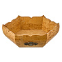 Поднос шестигранный из карельской березы, фотография 1. Интернет-магазин ЛАВКА ПОДАРКОВ