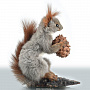 Чучело "Белка" на подставке, фотография 4. Интернет-магазин ЛАВКА ПОДАРКОВ