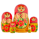 Матрешка "Вятка" 5 мест