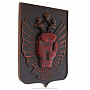 Панно из дерева "Герб Федерации Бокса" 40 х 32,5 см, фотография 2. Интернет-магазин ЛАВКА ПОДАРКОВ