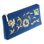 -2090000003802 Очечник тк.бархат Мод 249-1 Рис 1200-1 А разм 10*19*2 /тк.бархат т-синий /4.23