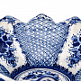 Фруктовница "Ажурная". Гжель, фотография 4. Интернет-магазин ЛАВКА ПОДАРКОВ