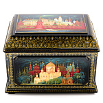 0068084 Лаковая миниатюра ЛАРЕЦ  " Москва" 