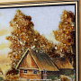 Янтарная картина "Дома у воды" 37х47 см, фотография 4. Интернет-магазин ЛАВКА ПОДАРКОВ