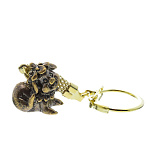 0056228 Сувенир БРЕЛОК "МИНИ-ХРЮНЧИК 2" Бронза