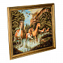 Картина с янтарной крошкой "Кони" 60х80 см, фотография 2. Интернет-магазин ЛАВКА ПОДАРКОВ