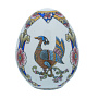 Яйцо пасхальное "Русские былины". Гжель, фотография 3. Интернет-магазин ЛАВКА ПОДАРКОВ