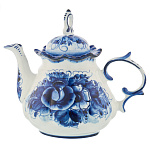Чайник заварочный "Анемон". Гжель