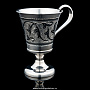 Стакан серебряный с гравировкой и чернением (серебро 875*), фотография 2. Интернет-магазин ЛАВКА ПОДАРКОВ