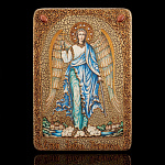 0066102/42*29см Икона подарочная"Ангел-Хранитель" мор.дуб  в ПУ (RTI-790.m)