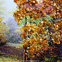 Картина янтарная "Пейзаж" 28х19 см, фотография 4. Интернет-магазин ЛАВКА ПОДАРКОВ