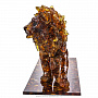 Скульптура из янтаря "Лев", фотография 9. Интернет-магазин ЛАВКА ПОДАРКОВ