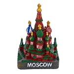 0072064 Сувенир  Скульптура Храм Василия Блаженного 5*4,5*8 см