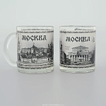 0902 Кружка СУВЕНИРНАЯ "Старая Москва" Стекло 