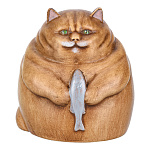 0073809  Скульптура КОТ ЖЕЛЕ 75мм М05