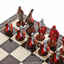 Шахматный ларец с оловянными фигурами "Ледовое побоище" 37х37 см, фотография 11. Интернет-магазин ЛАВКА ПОДАРКОВ