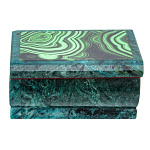 0053726/5008  Нат.камень ШКАТУЛКА 105*70*50 мм