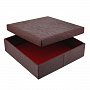 Подарочная упаковка из экокожи бордовая, фотография 1. Интернет-магазин ЛАВКА ПОДАРКОВ