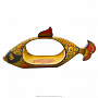 Рыба с тремя кружками Хохлома, фотография 2. Интернет-магазин ЛАВКА ПОДАРКОВ