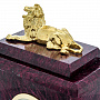 Часы настольные из бронзы и камня "Лев". Златоуст, фотография 3. Интернет-магазин ЛАВКА ПОДАРКОВ