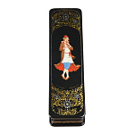 0061257 Лаковая миниатюра Шкатулка "Пастушок" (АР Жуковская )18*5см (14р092)