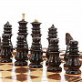Шахматы деревянные резные в ларце "Круг света", фотография 3. Интернет-магазин ЛАВКА ПОДАРКОВ