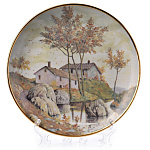 0032433 Коллекционная тарелка 20см "ПЕЙЗАЖ" В АССОРТИМЕНТЕ