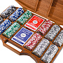 Покерный набор в резном чемоданчике из ясеня "Арабеска-3", фотография 4. Интернет-магазин ЛАВКА ПОДАРКОВ
