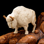 Скульптура из кости "Бизон" (рог бизона, бивень мамонта), фотография 7. Интернет-магазин ЛАВКА ПОДАРКОВ