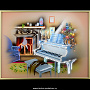 Картина "Музыкальный салон" Swarovski, фотография 1. Интернет-магазин ЛАВКА ПОДАРКОВ
