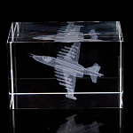 Лазерная графика. Куб "Учебно-боевой самолет"