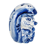 0078077 ГЖЕЛЬ Скульптура ЕЖ, h=10 см