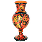 3267/С/26*14см Хохлома Ваза декоративная  26*14см