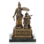 25322 Бронза Скульптура "Россия" малая