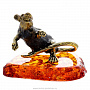 Статуэтка с янтарем "Мышь Крыс Шредер" (коньячный), фотография 2. Интернет-магазин ЛАВКА ПОДАРКОВ