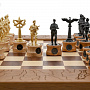 Шахматы "Великая отечественная война" 48х48 см, фотография 3. Интернет-магазин ЛАВКА ПОДАРКОВ
