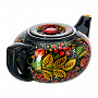 Чайник заварочный 0,5 л "Ягоды". Хохлома, фотография 3. Интернет-магазин ЛАВКА ПОДАРКОВ