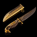 Нож сувенирный "Кобра". Златоуст