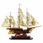 Скульптура из янтаря "Корабль", фотография 4. Интернет-магазин ЛАВКА ПОДАРКОВ