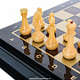 Шахматный ларец с янтарными фигурами 48х48 см, фотография 3. Интернет-магазин ЛАВКА ПОДАРКОВ