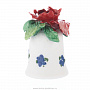 Наперсток фарфоровый "Цветы" с лепкой, фотография 6. Интернет-магазин ЛАВКА ПОДАРКОВ