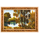 0065046-28*20см ПАННО настенной ПЕЙЗАЖ № 10 (янтарная крошка)