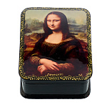 Шкатулка с росписью "Джоконда"