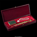 0019887 НАБОР подарочный "ВОСТОЧНЫЙ":Кинжал+книга+ четки в ПУ