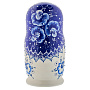 Матрешка "Зимние узоры" 5 мест, фотография 3. Интернет-магазин ЛАВКА ПОДАРКОВ