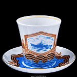 0022605/81.13765.00.1 ЛФЗ БОКАЛ+Блюдце  Ленинградский  360мг"Морская слава"2пр ТО1